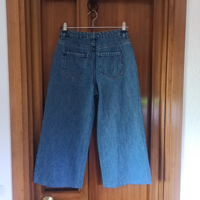 Vaqueros crop anchos