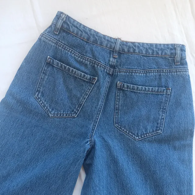 Vaqueros crop anchos