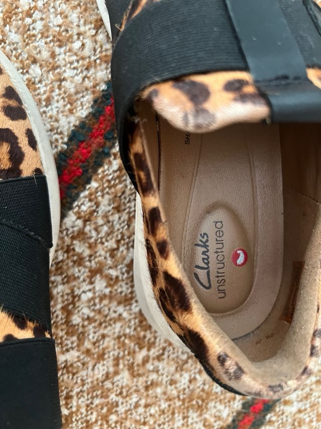 Botines Clarks Talla 35.5 Animal Print