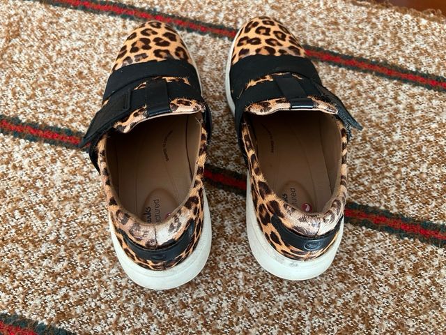 Botines Clarks Talla 35.5 Animal Print