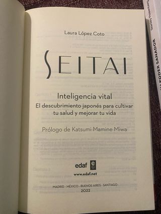 Laura López Coco./ Seitai: Inteligencia vital