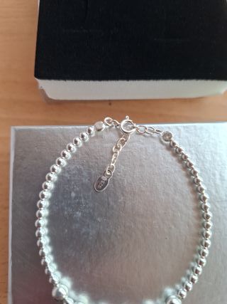 Pulsera Bolas Plata Ley 925