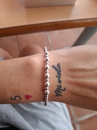 Pulsera Bolas Plata Ley 925