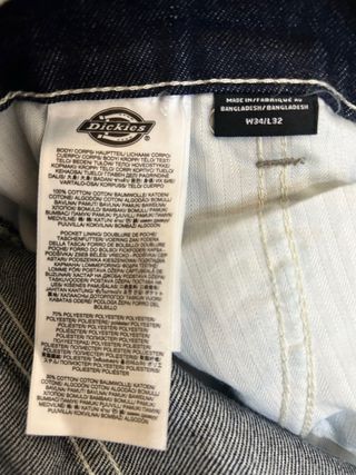 Pantalón Dickies W34 L32 Nuevo con etiqueta 