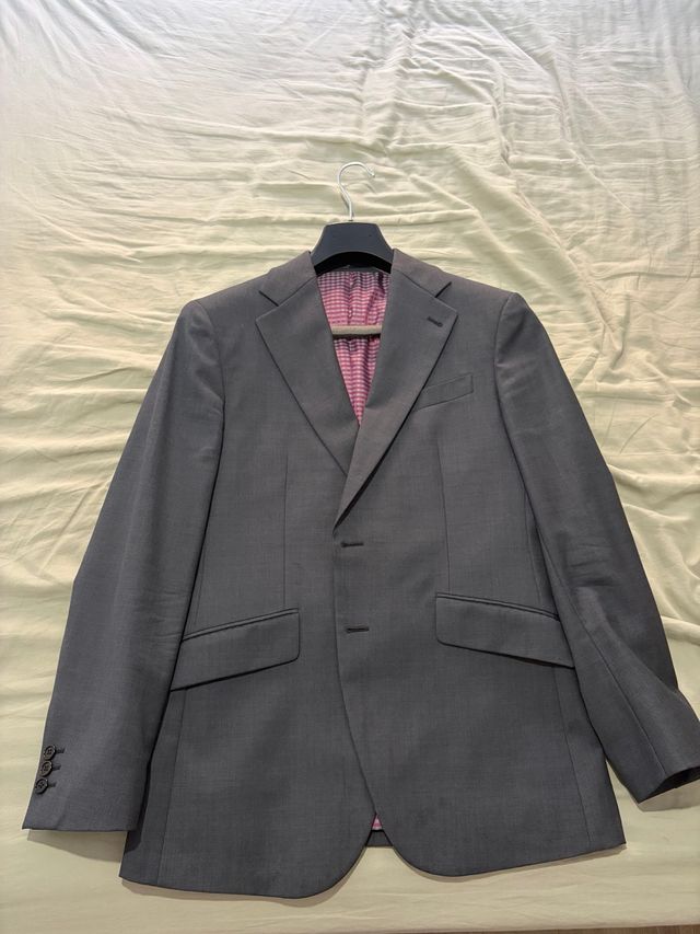 Americana Lana Gris Tom Black