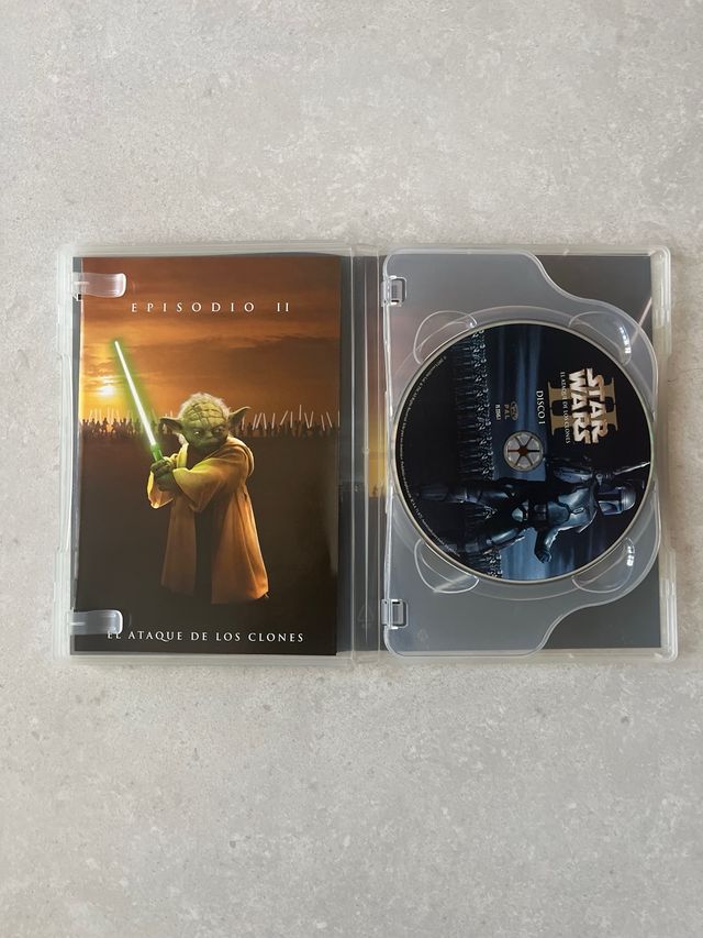Trilogía Star Wars DVD. Episodios 1,2 y 3.