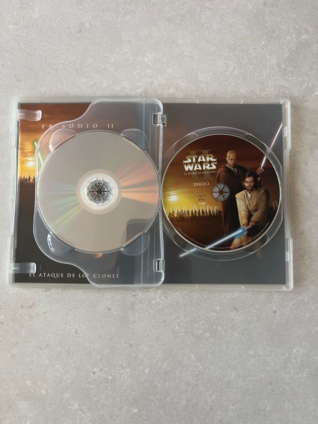 Trilogía Star Wars DVD. Episodios 1,2 y 3.