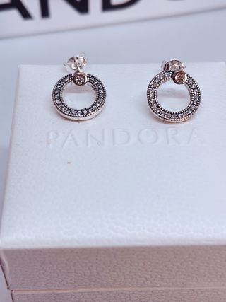 Pendientes Pandora Aro Reversibles Plata