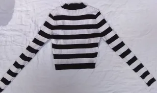 Jersey Bershka Rayas Talla L