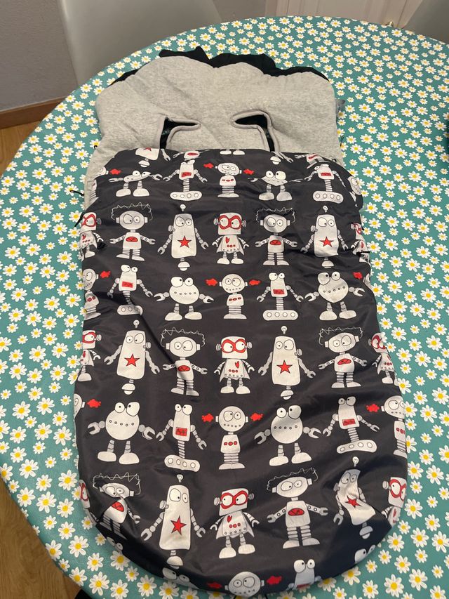 Saco silla/carro bebé robots