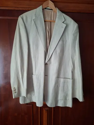 Chaqueta Cortefiel Beige lino