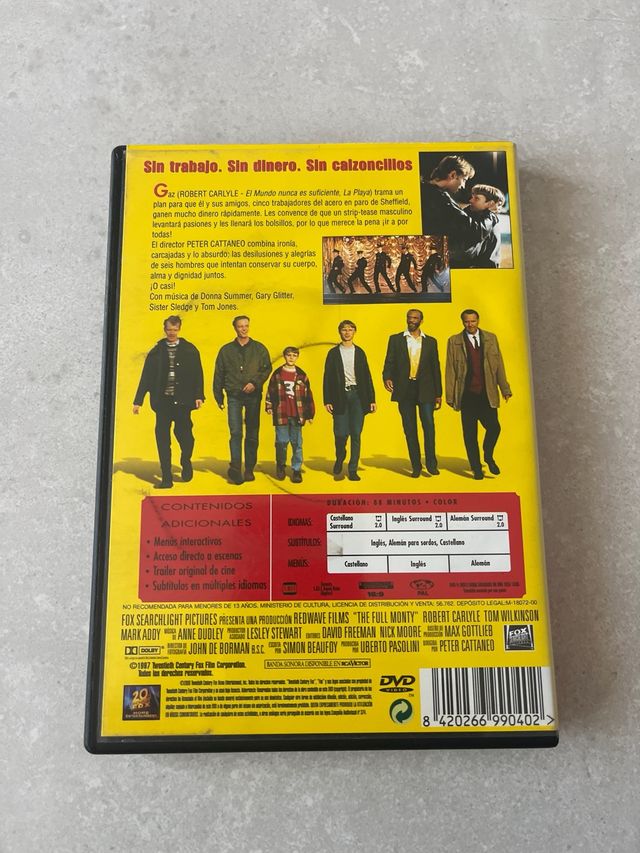 DVD Full Monty Comedia