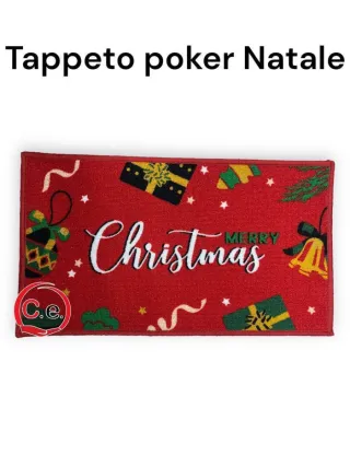 Tappeto poker Natale