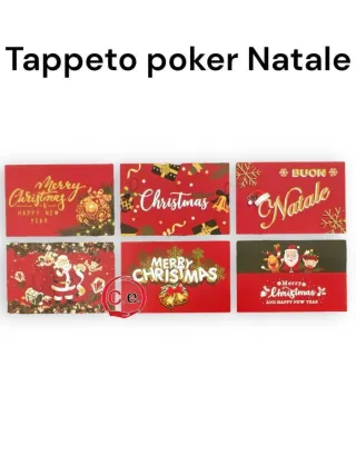 Tappeto poker Natale