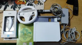 Nintendo Wii con Mario Kart no scatola