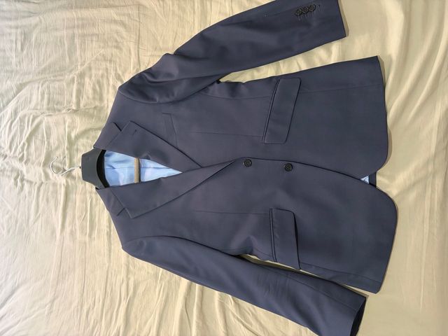 Americana lana Tom Black azul