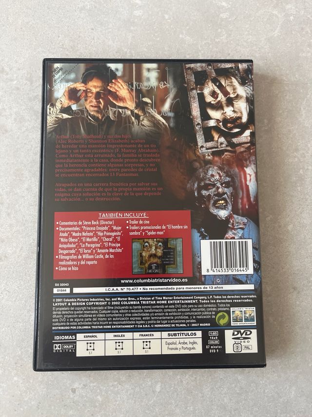 DVD 13 Fantasmas (Thirteen Ghosts)