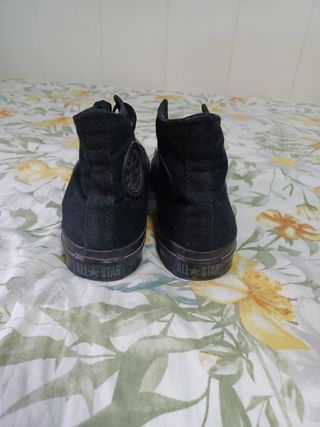 Zapatillas Converse Altas Negras Talla 40
