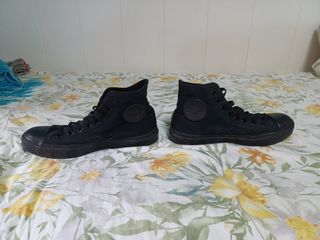 Zapatillas Converse Altas Negras Talla 40