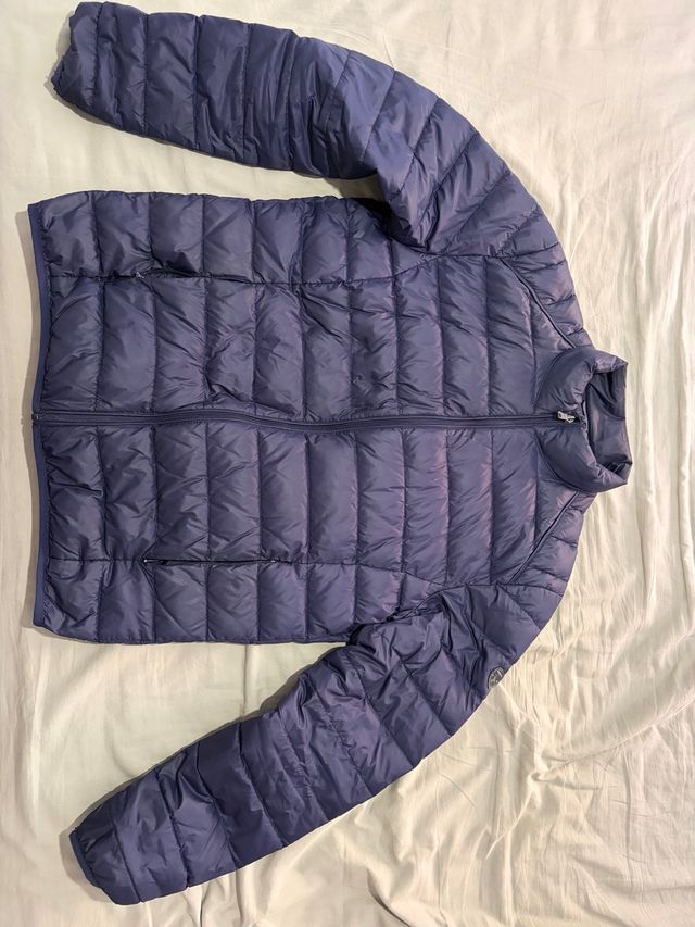 Chaqueta de plumas azul