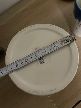 Barattolo ceramica decorato Natale