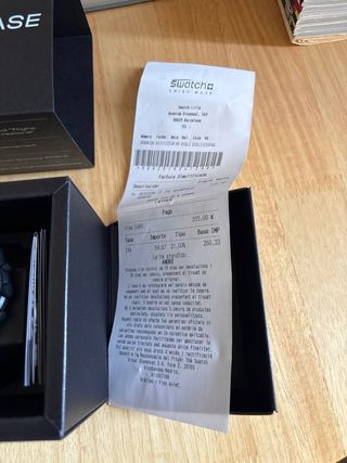 Omega x Swatch Mission to MoonPhase Negro NUEVO