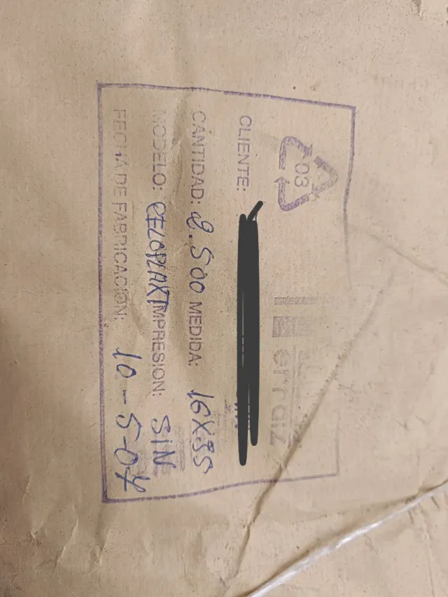 2500 Bolsas Celofán 16x55