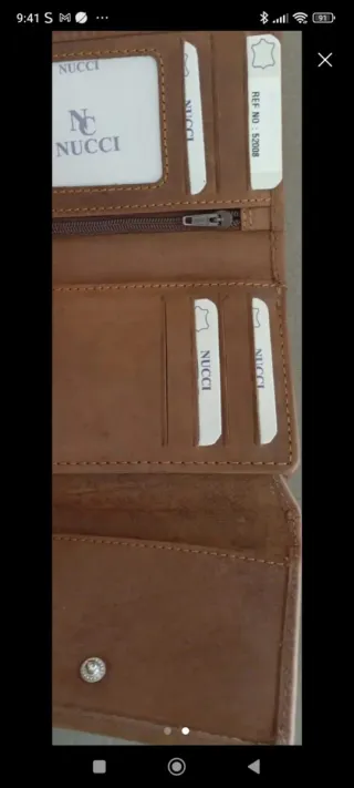 Cartera de piel mujer