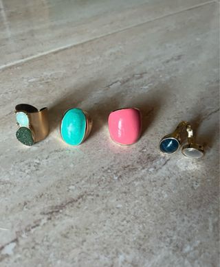 Lote de 4 anillos
