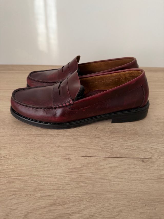 Zapatos El Ganso Burdeos solo una puesta