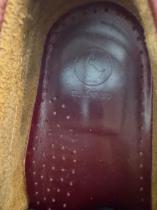 Zapatos El Ganso Burdeos solo una puesta