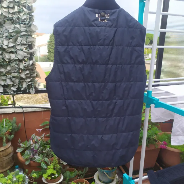 Giacca US Polo smanicata blu