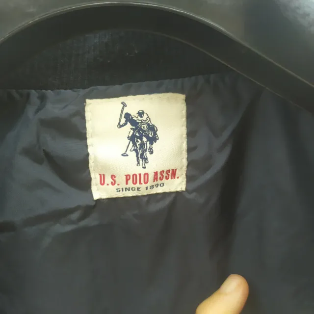 Giacca US Polo smanicata blu