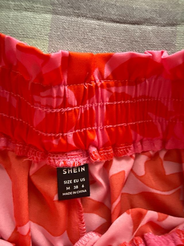 Pantaloni ampi donna fantasia floreale