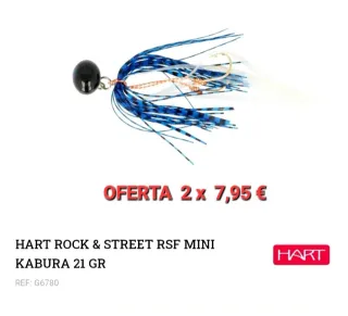 Hart Rock & Street RSF Mini Kabura 21gr, Jigging 