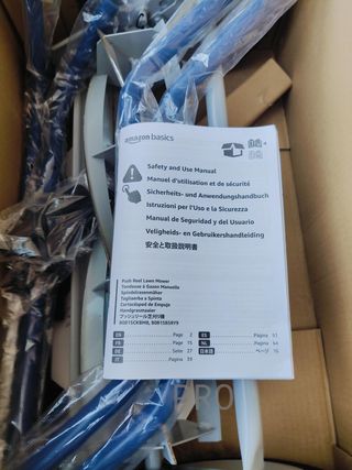 Tosaerba a spinta - Amazon Basics