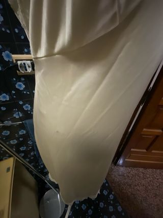 Sottoveste in pizzo color crema