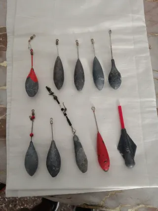10.Plomos de pesca surf casting
