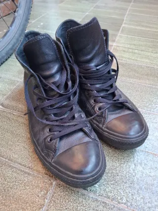 Converse negras bambas talla 44