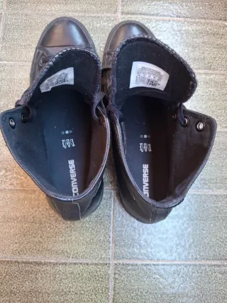 Converse negras bambas talla 44