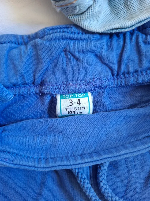 Lote 4 pantalones cortos niño