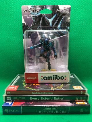 Amiibo Dark Samus Super Smash Bros. + 3 Juegos