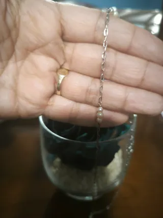 Gargantilla Plata Vintage Perlas