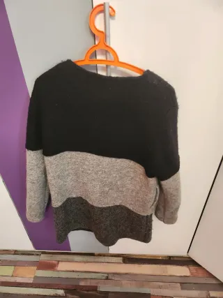 Cappottino donna Flo'reiza nero e grigio