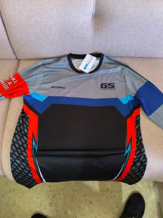 Camiseta Moto Cross GS Motorrad. XL pequeña.