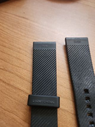 Correa Breitling Caucho Negra 24/20