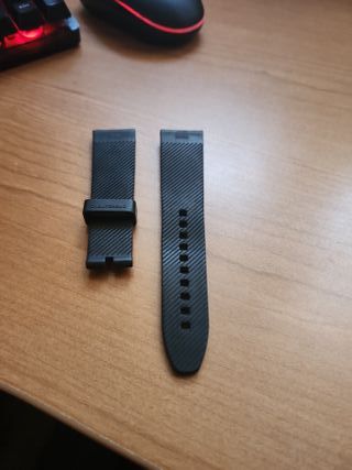 Correa Breitling Caucho Negra 24/20