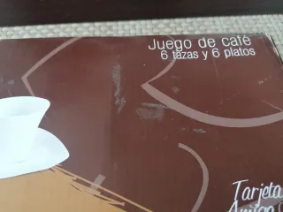 Juego de café blanco diseño original