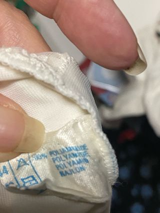 Sottoveste in pizzo bianco