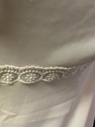 Sottoveste in pizzo bianco